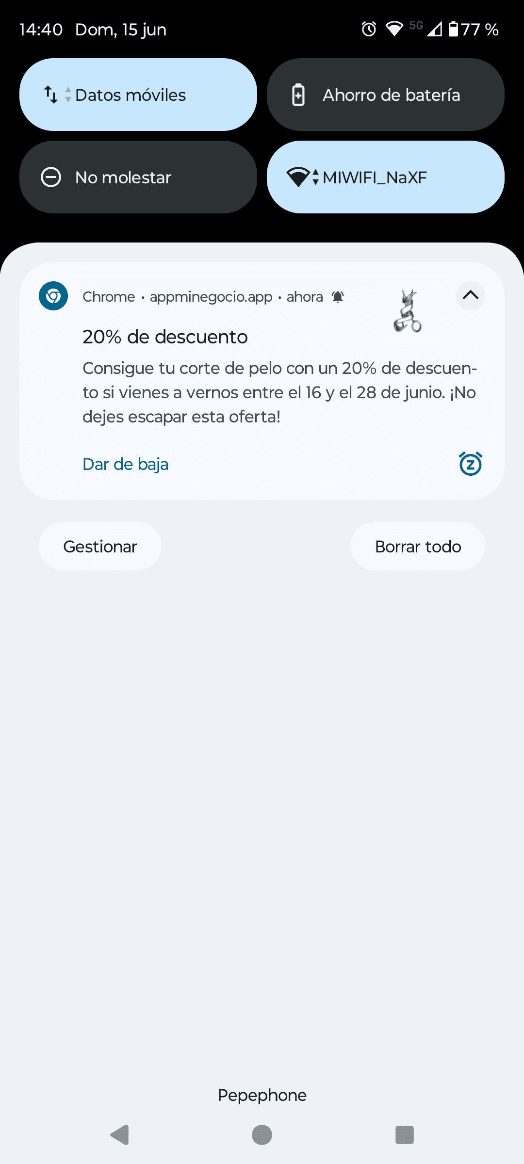 Envía notificaciones push a tus clientes con la aplicación de tu negocio