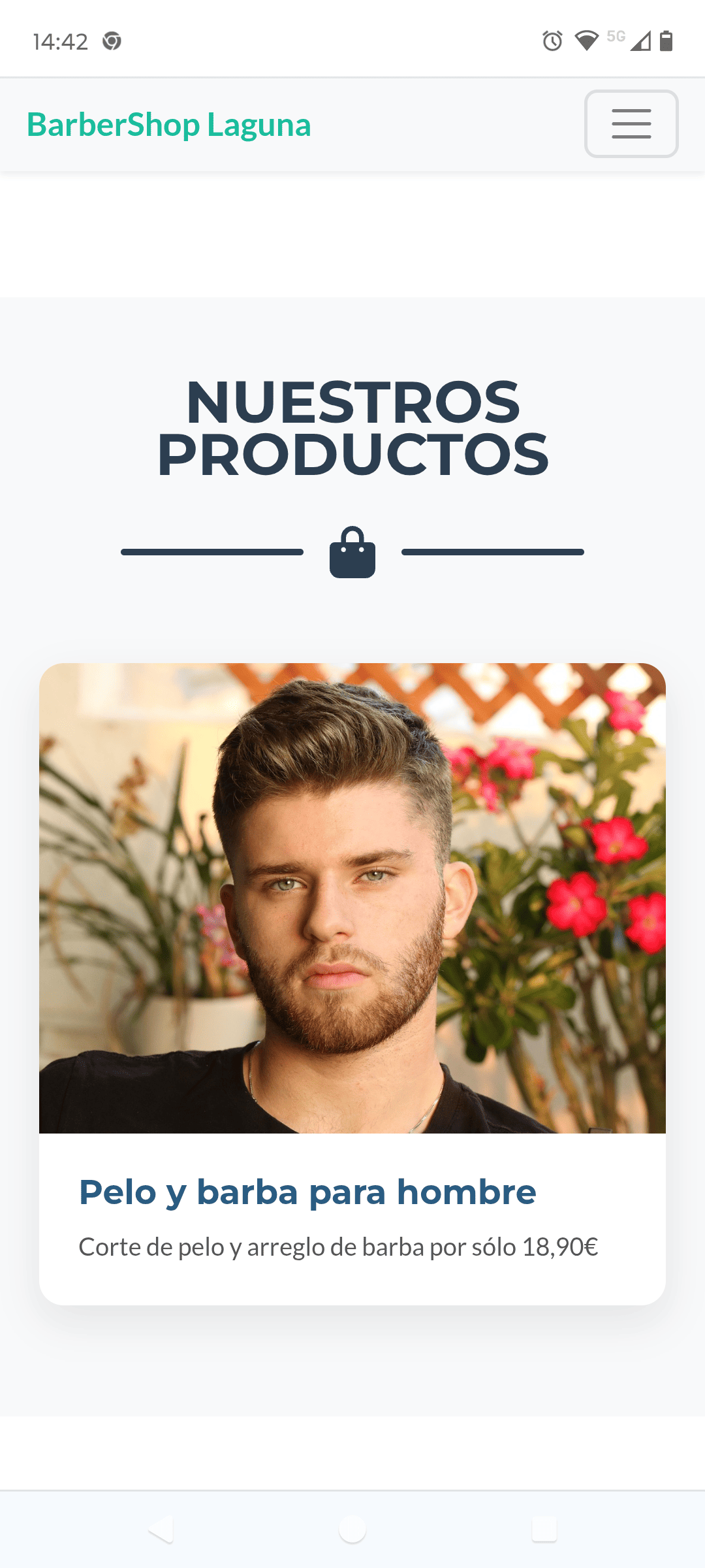 Muestra tus productos o servicios al crear la app de tu negocio