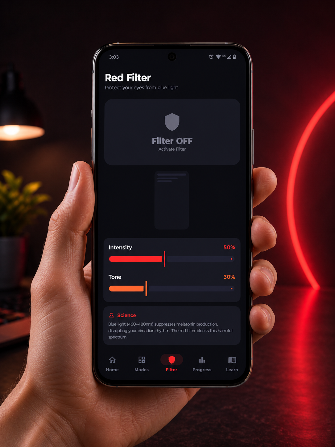 Lumira active session with timer